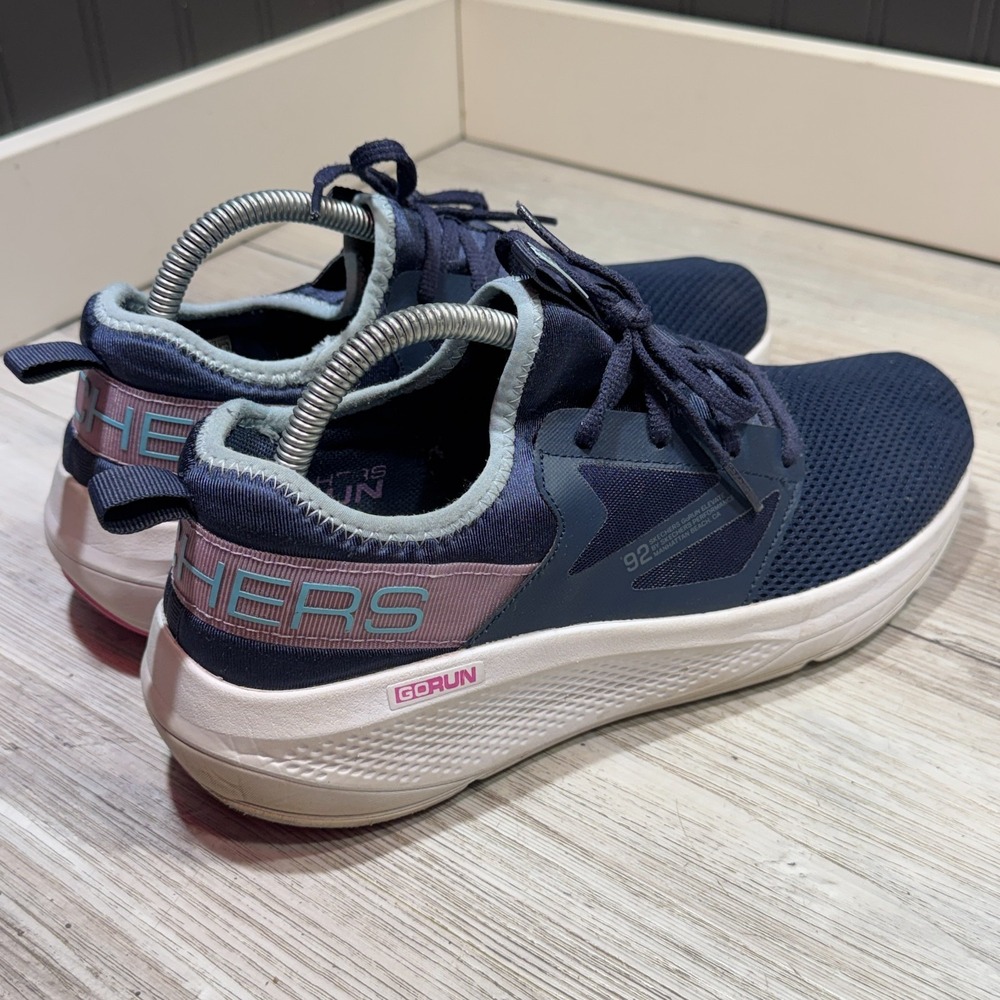 Skechers Go Run Elevate Quick Stride Womens Size 10‎ Blue Running Shoes Sneaker - Picture 4 of 10